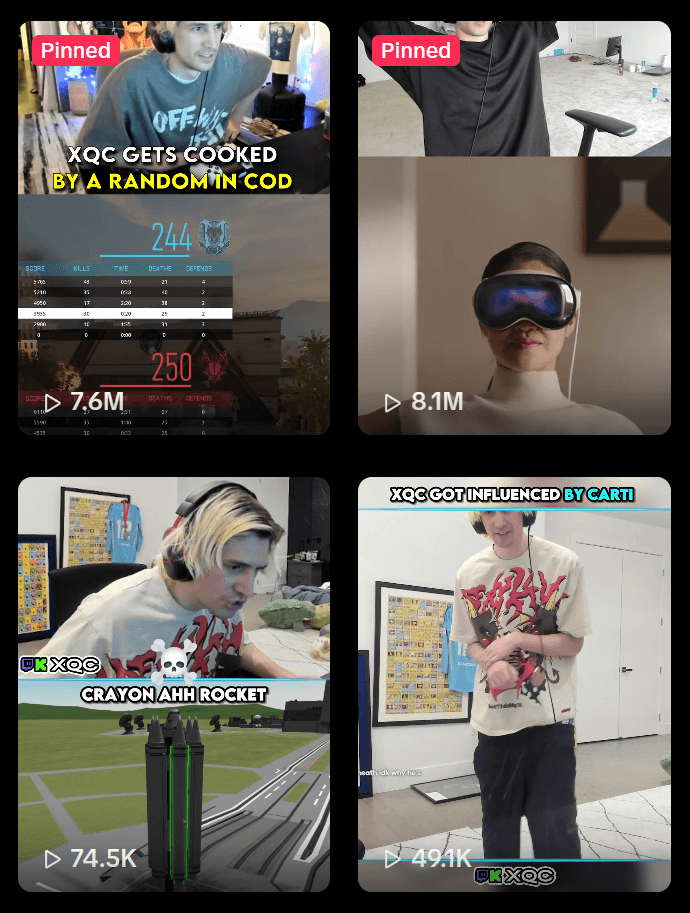 Multiple viral-style clips from a single YouTube upload